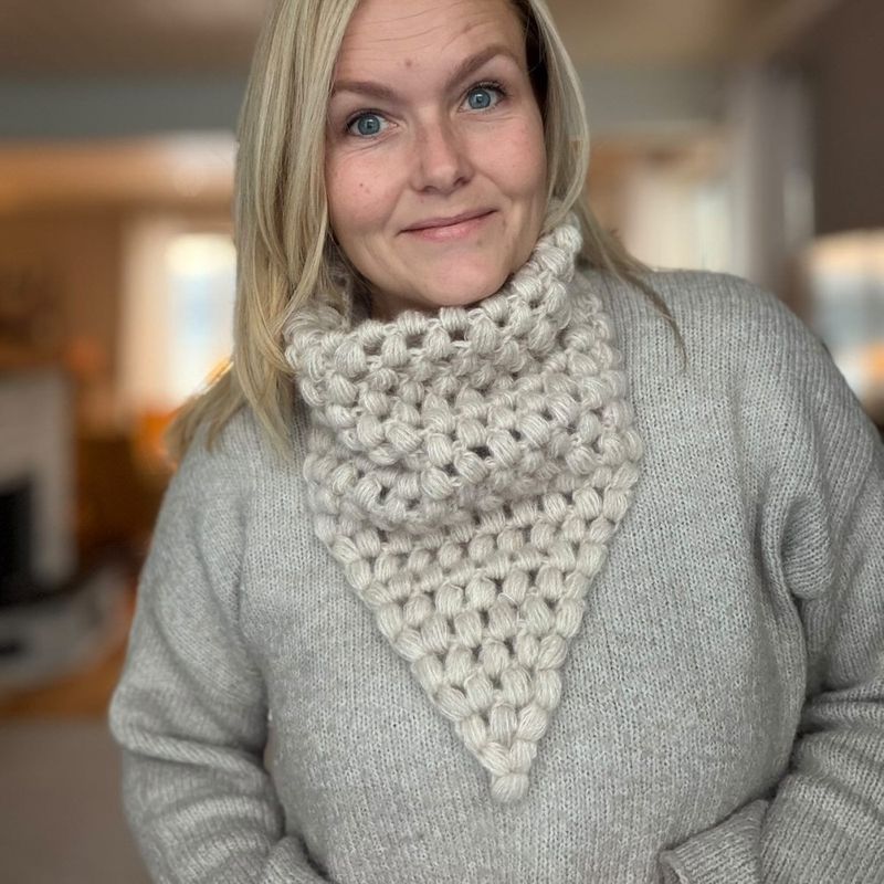 Chestnut Cowl Heklemønster